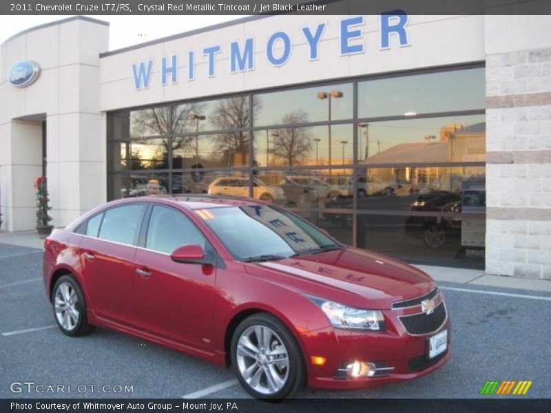 Crystal Red Metallic Tintcoat / Jet Black Leather 2011 Chevrolet Cruze LTZ/RS