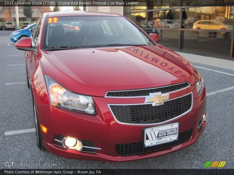 Crystal Red Metallic Tintcoat / Jet Black Leather 2011 Chevrolet Cruze LTZ/RS