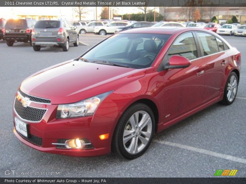 Crystal Red Metallic Tintcoat / Jet Black Leather 2011 Chevrolet Cruze LTZ/RS