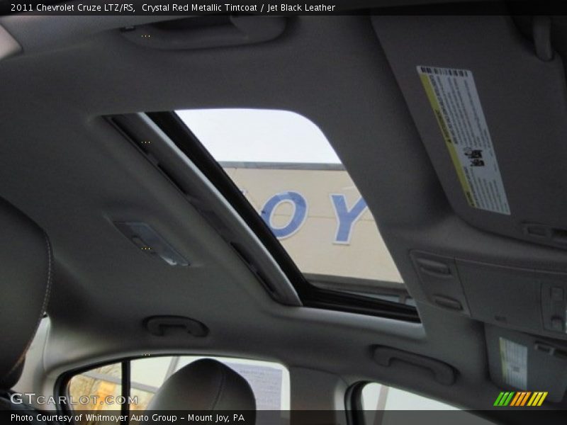 Crystal Red Metallic Tintcoat / Jet Black Leather 2011 Chevrolet Cruze LTZ/RS