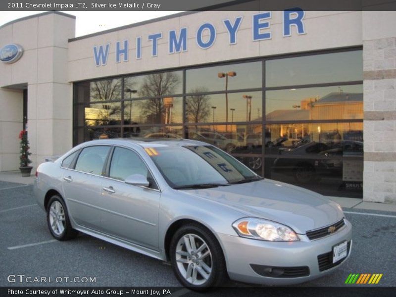 Silver Ice Metallic / Gray 2011 Chevrolet Impala LTZ