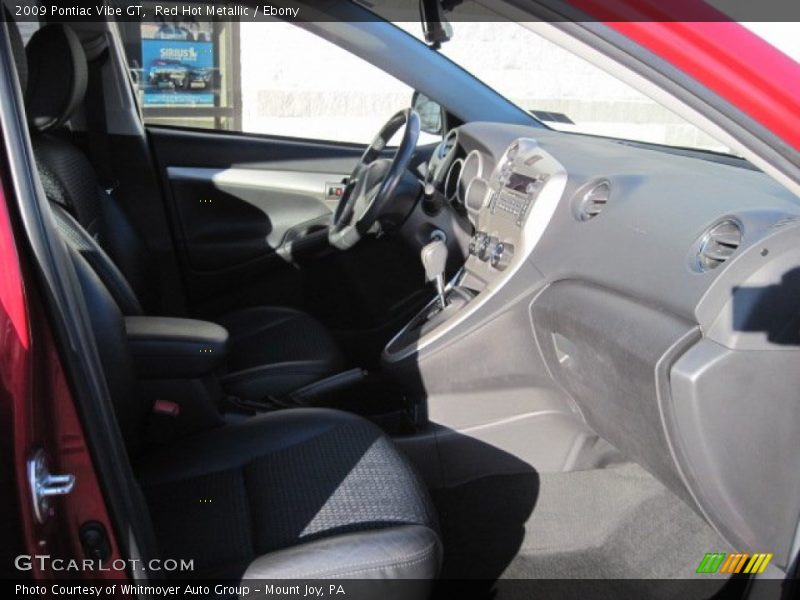 Red Hot Metallic / Ebony 2009 Pontiac Vibe GT