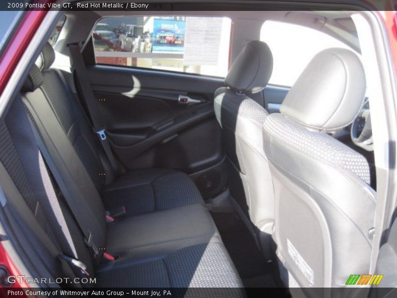Red Hot Metallic / Ebony 2009 Pontiac Vibe GT