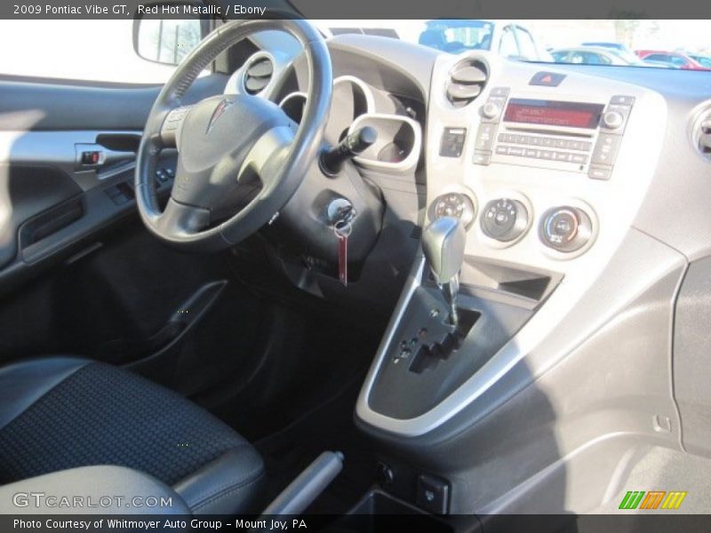 Red Hot Metallic / Ebony 2009 Pontiac Vibe GT