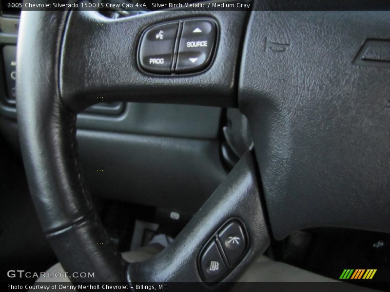 Silver Birch Metallic / Medium Gray 2005 Chevrolet Silverado 1500 LS Crew Cab 4x4