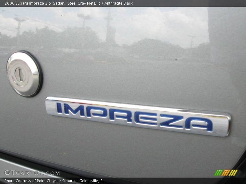 Steel Gray Metallic / Anthracite Black 2006 Subaru Impreza 2.5i Sedan