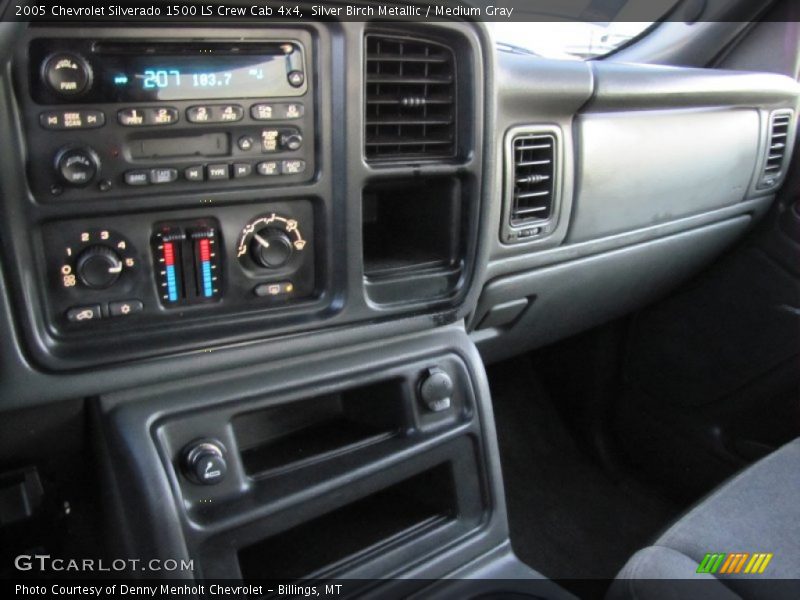 Silver Birch Metallic / Medium Gray 2005 Chevrolet Silverado 1500 LS Crew Cab 4x4
