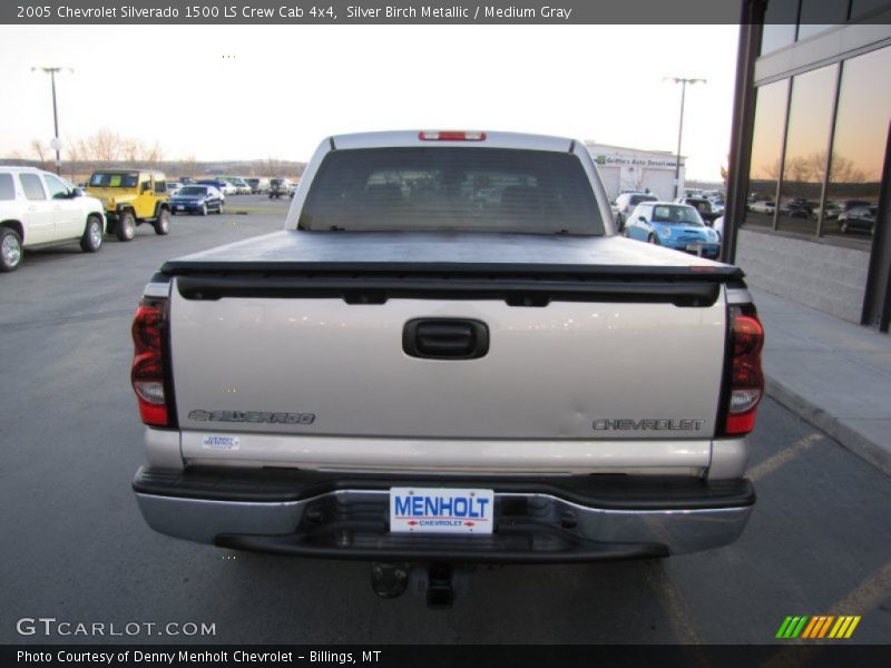 Silver Birch Metallic / Medium Gray 2005 Chevrolet Silverado 1500 LS Crew Cab 4x4