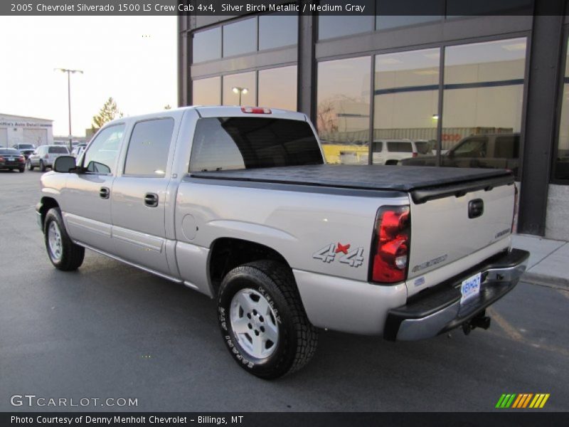 Silver Birch Metallic / Medium Gray 2005 Chevrolet Silverado 1500 LS Crew Cab 4x4