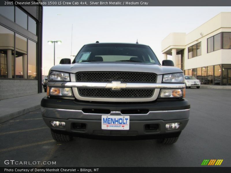 Silver Birch Metallic / Medium Gray 2005 Chevrolet Silverado 1500 LS Crew Cab 4x4