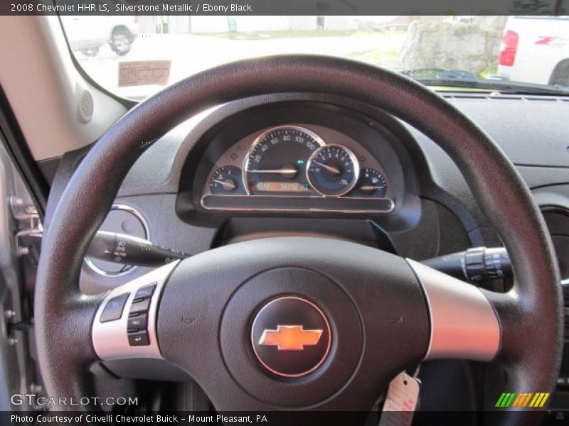 Silverstone Metallic / Ebony Black 2008 Chevrolet HHR LS