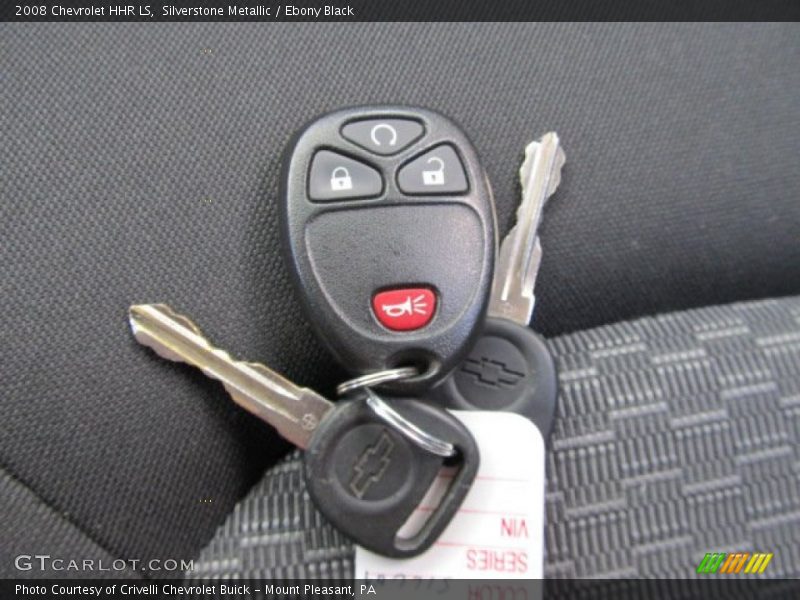 Silverstone Metallic / Ebony Black 2008 Chevrolet HHR LS