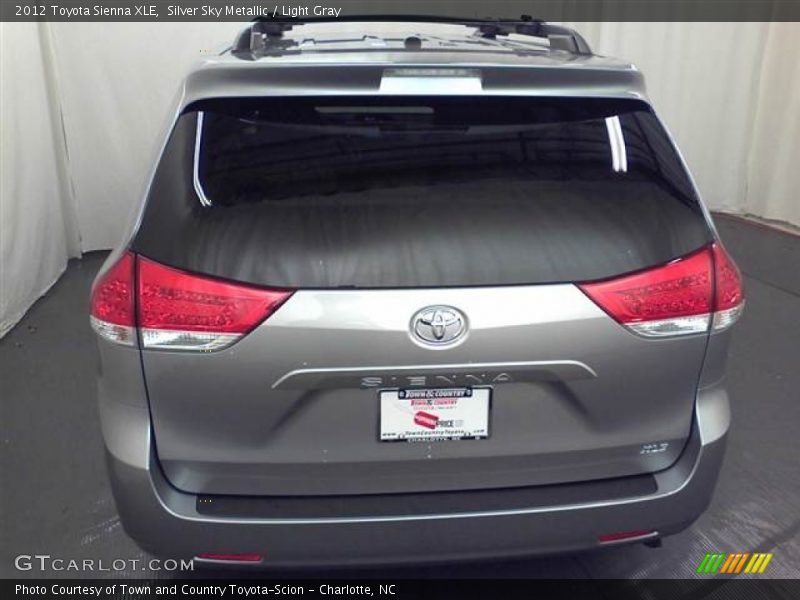 Silver Sky Metallic / Light Gray 2012 Toyota Sienna XLE