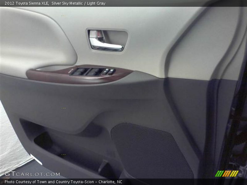 Silver Sky Metallic / Light Gray 2012 Toyota Sienna XLE