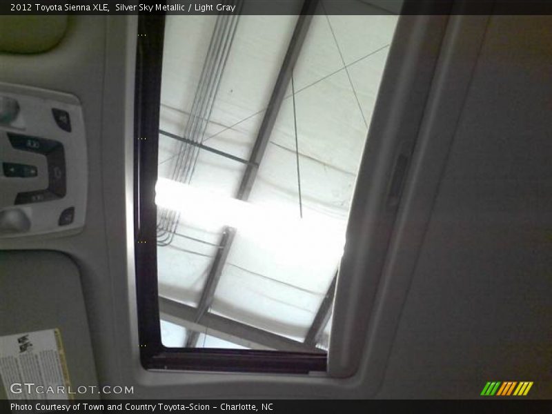 Silver Sky Metallic / Light Gray 2012 Toyota Sienna XLE