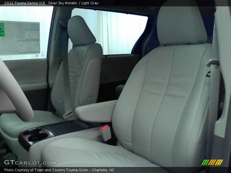 Silver Sky Metallic / Light Gray 2012 Toyota Sienna XLE