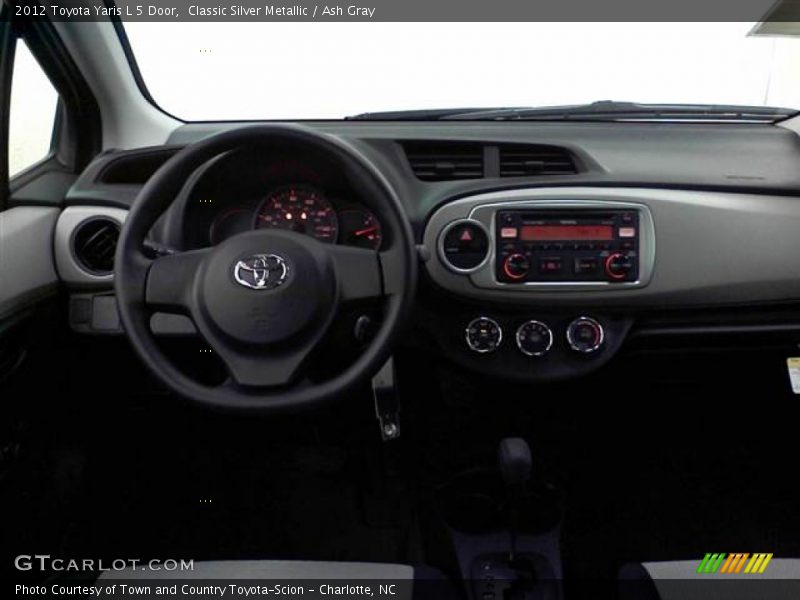 Classic Silver Metallic / Ash Gray 2012 Toyota Yaris L 5 Door