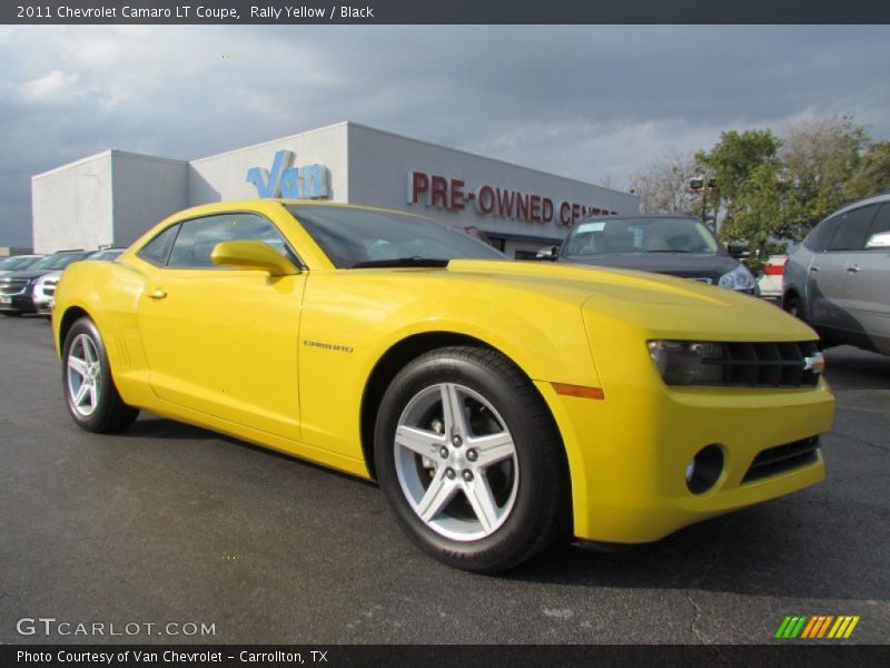 Rally Yellow / Black 2011 Chevrolet Camaro LT Coupe