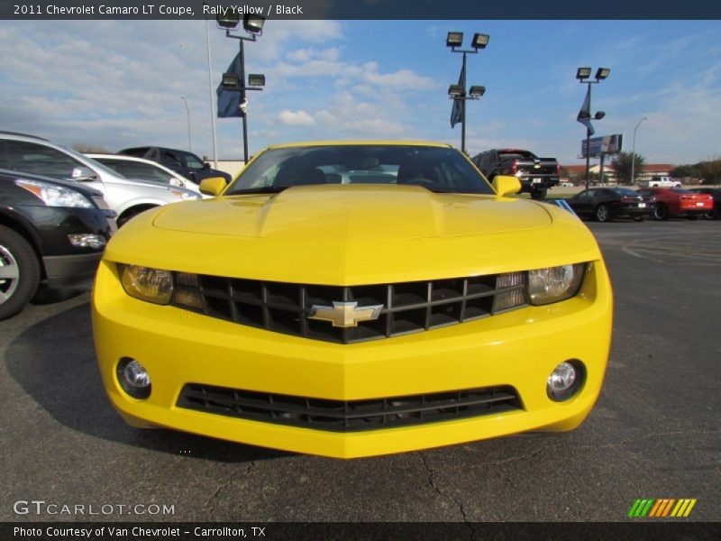 Rally Yellow / Black 2011 Chevrolet Camaro LT Coupe