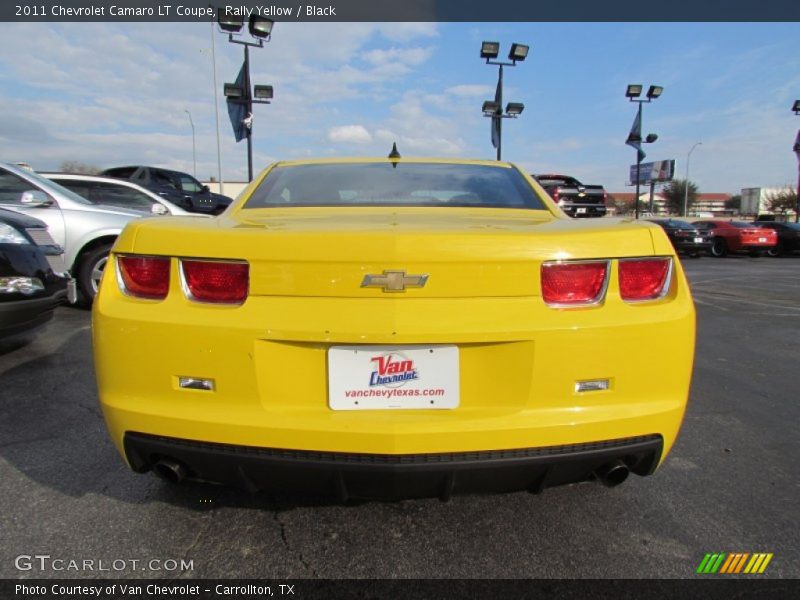 Rally Yellow / Black 2011 Chevrolet Camaro LT Coupe