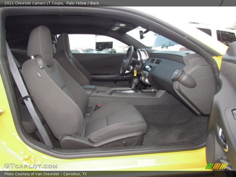 Rally Yellow / Black 2011 Chevrolet Camaro LT Coupe