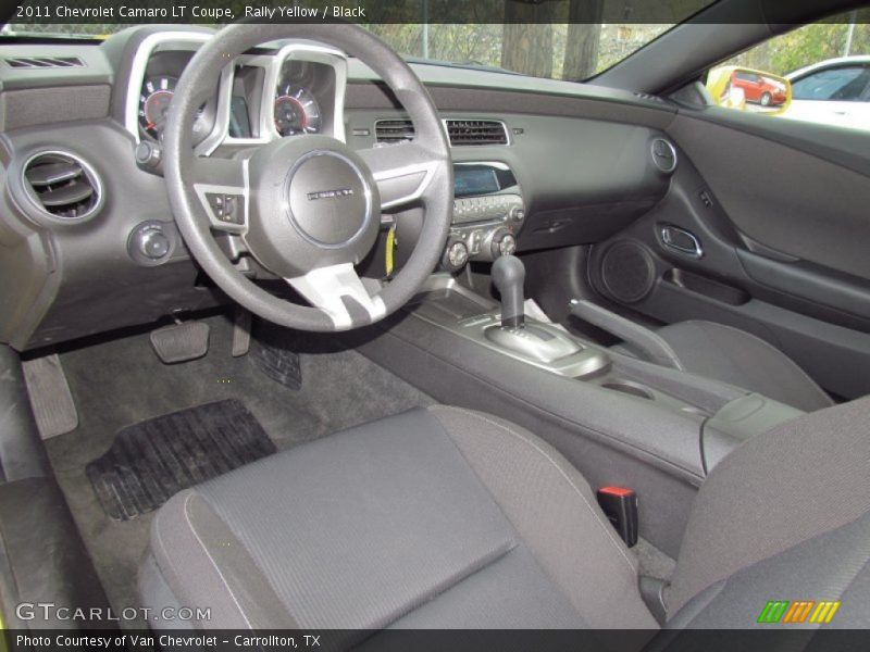 Rally Yellow / Black 2011 Chevrolet Camaro LT Coupe