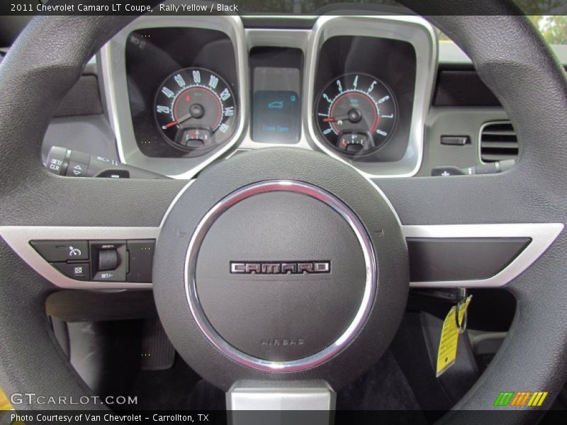 Rally Yellow / Black 2011 Chevrolet Camaro LT Coupe
