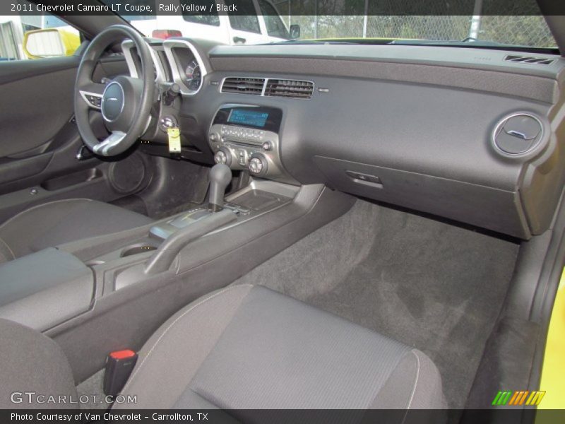 Rally Yellow / Black 2011 Chevrolet Camaro LT Coupe