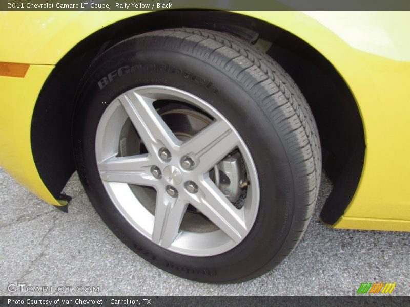 Rally Yellow / Black 2011 Chevrolet Camaro LT Coupe