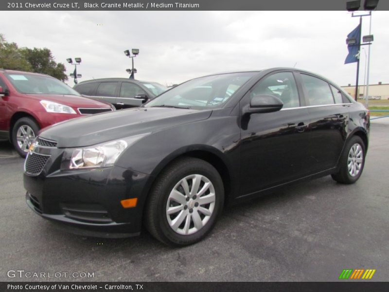 Black Granite Metallic / Medium Titanium 2011 Chevrolet Cruze LT