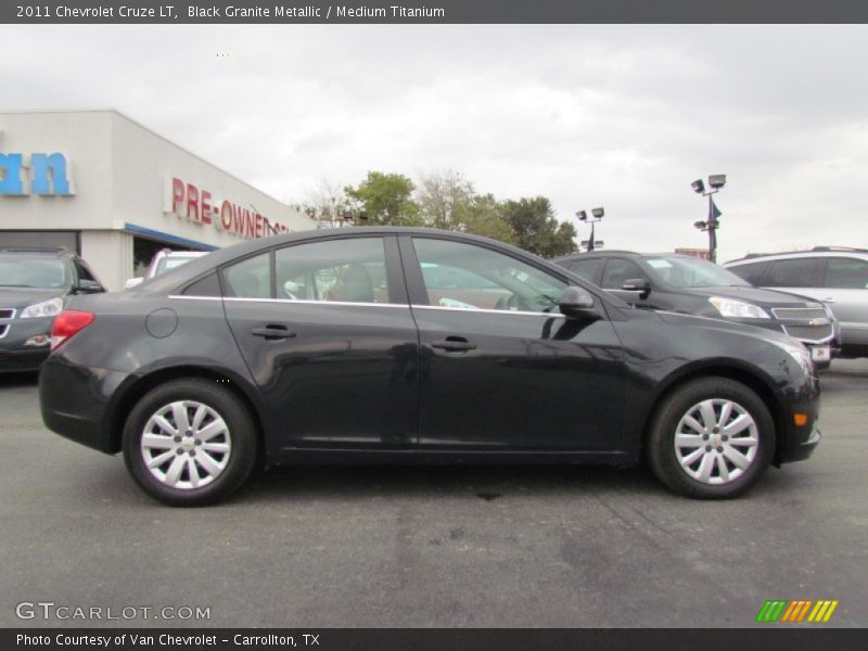 Black Granite Metallic / Medium Titanium 2011 Chevrolet Cruze LT