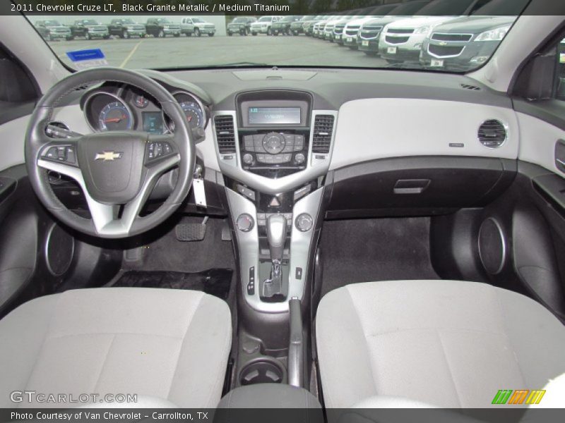 Black Granite Metallic / Medium Titanium 2011 Chevrolet Cruze LT