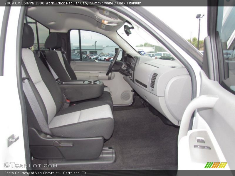  2009 Sierra 1500 Work Truck Regular Cab Dark Titanium Interior