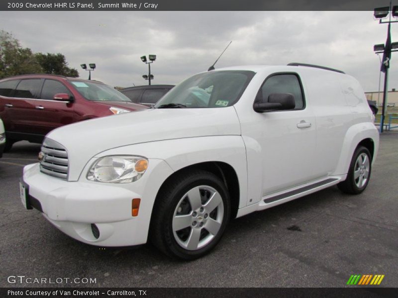 Summit White / Gray 2009 Chevrolet HHR LS Panel