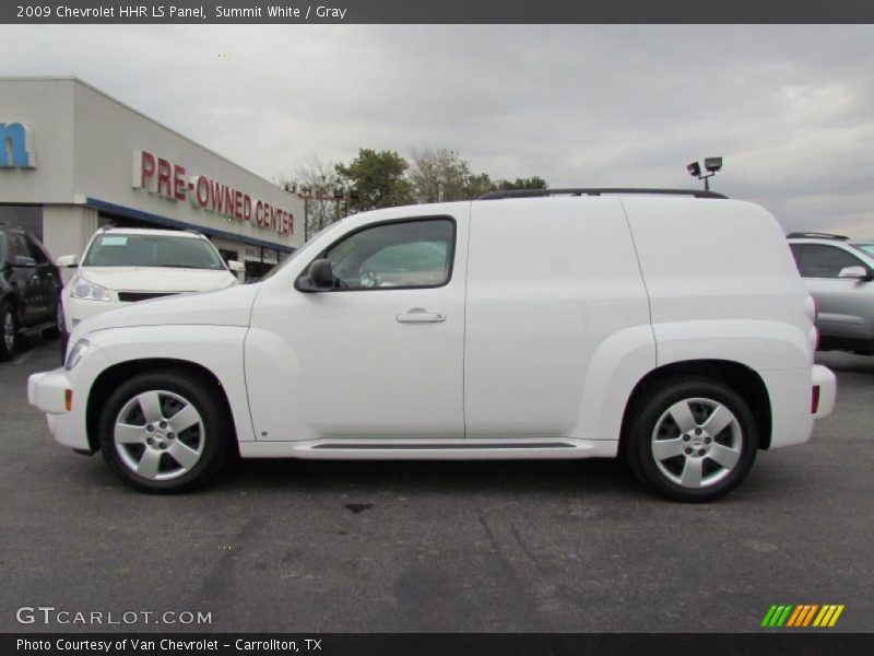 Summit White / Gray 2009 Chevrolet HHR LS Panel
