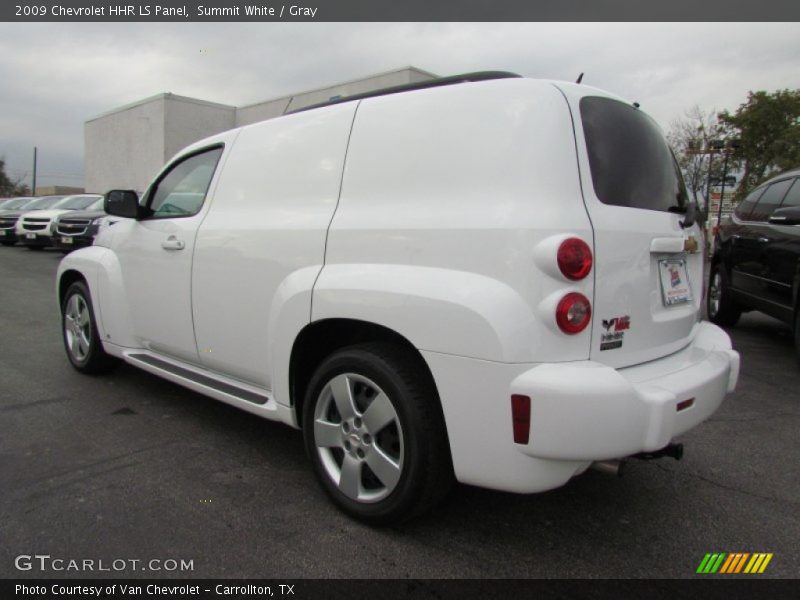 Summit White / Gray 2009 Chevrolet HHR LS Panel