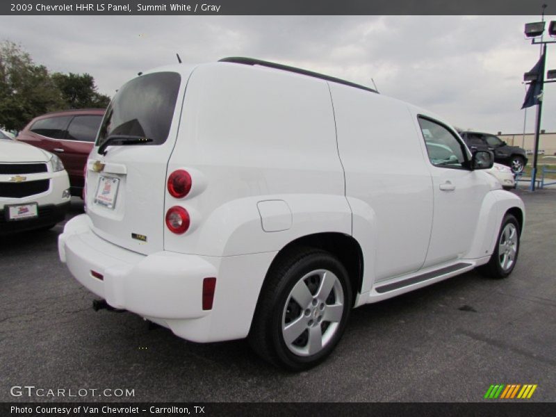 Summit White / Gray 2009 Chevrolet HHR LS Panel
