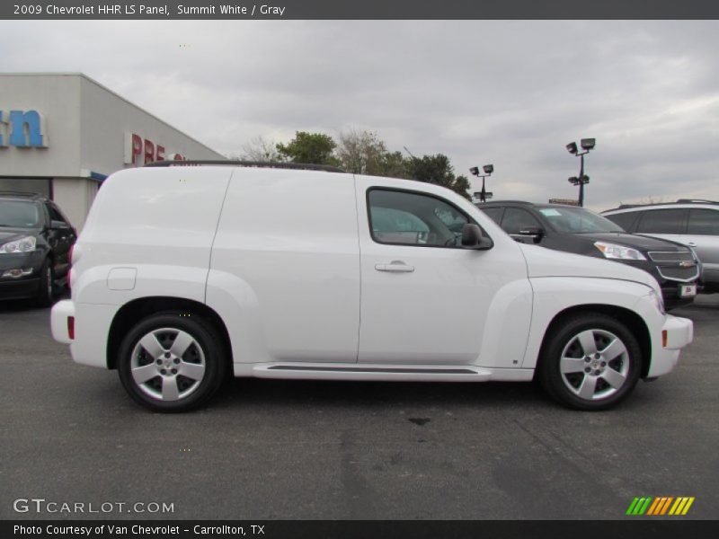 Summit White / Gray 2009 Chevrolet HHR LS Panel