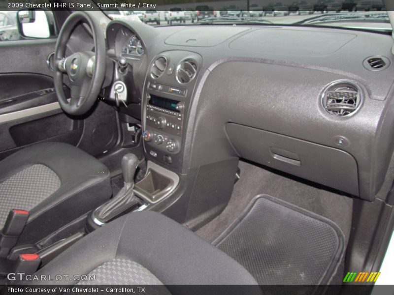 Summit White / Gray 2009 Chevrolet HHR LS Panel