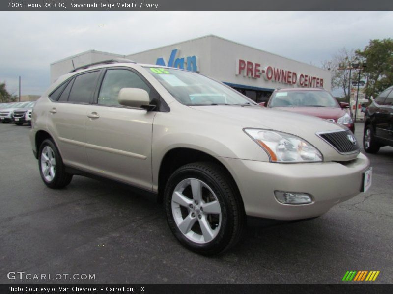 Savannah Beige Metallic / Ivory 2005 Lexus RX 330