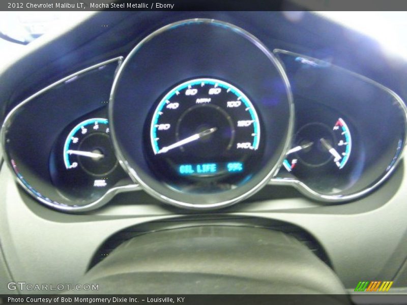 Mocha Steel Metallic / Ebony 2012 Chevrolet Malibu LT