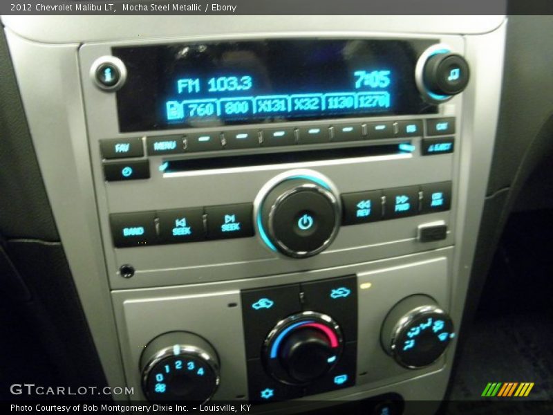 Mocha Steel Metallic / Ebony 2012 Chevrolet Malibu LT