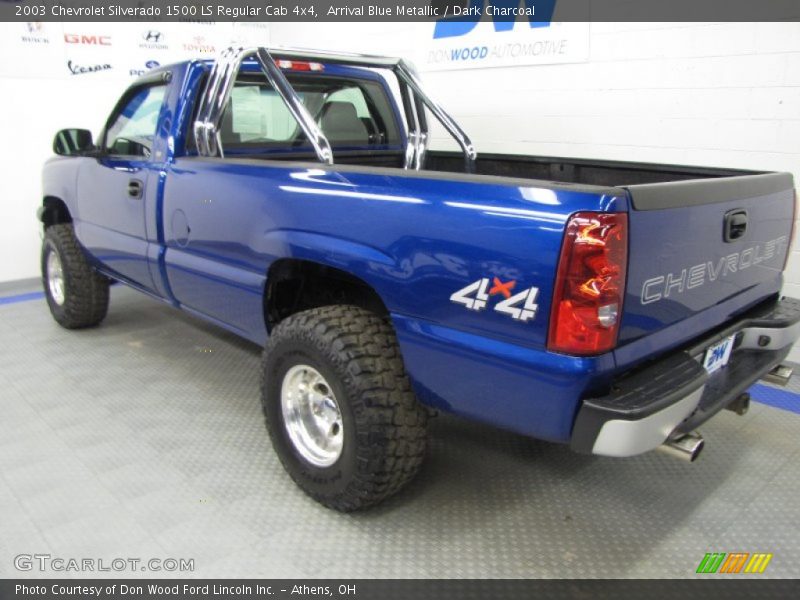 Arrival Blue Metallic / Dark Charcoal 2003 Chevrolet Silverado 1500 LS Regular Cab 4x4