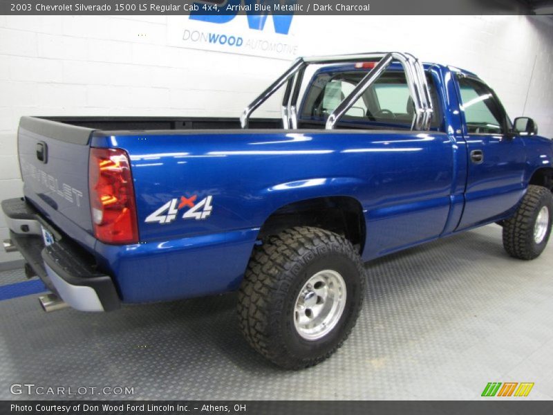 Arrival Blue Metallic / Dark Charcoal 2003 Chevrolet Silverado 1500 LS Regular Cab 4x4