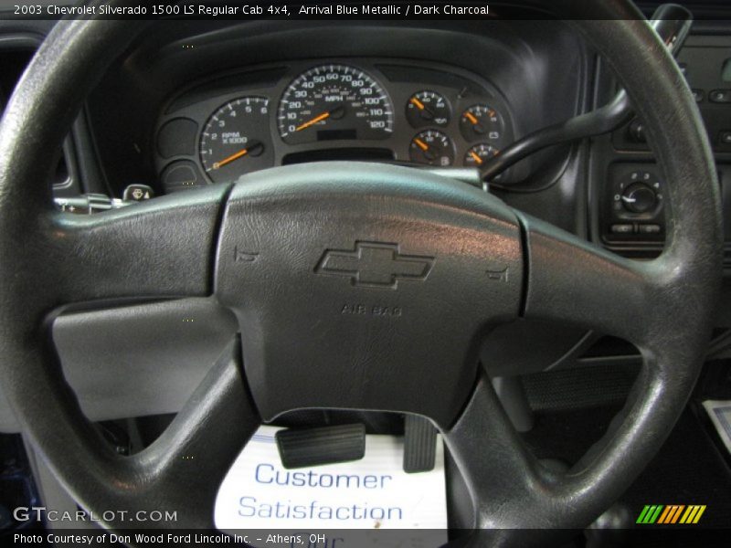 Arrival Blue Metallic / Dark Charcoal 2003 Chevrolet Silverado 1500 LS Regular Cab 4x4