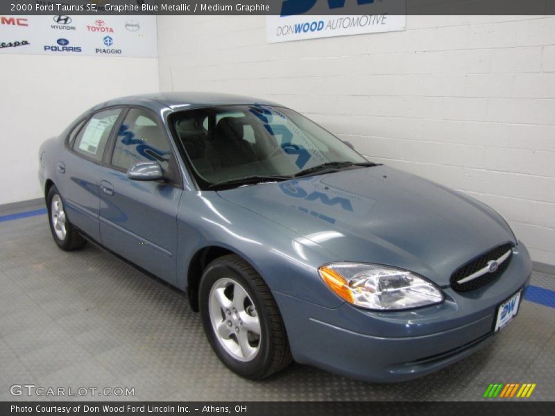 Graphite Blue Metallic / Medium Graphite 2000 Ford Taurus SE