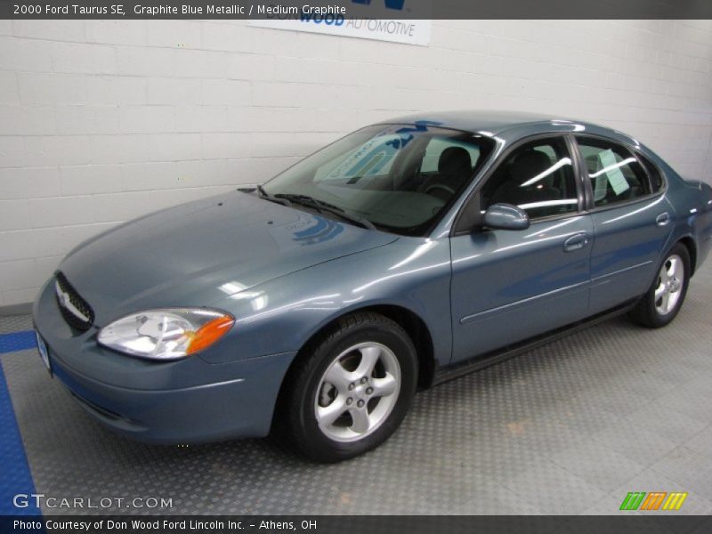 Graphite Blue Metallic / Medium Graphite 2000 Ford Taurus SE