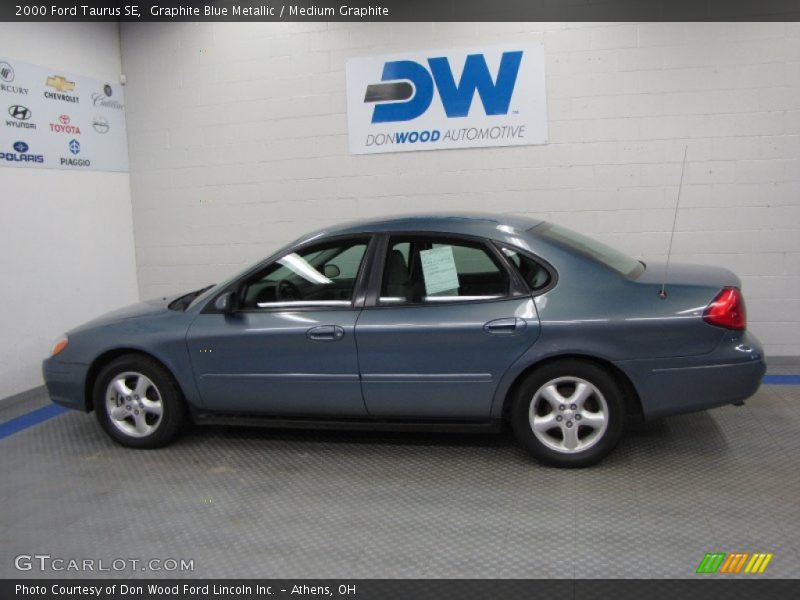 Graphite Blue Metallic / Medium Graphite 2000 Ford Taurus SE