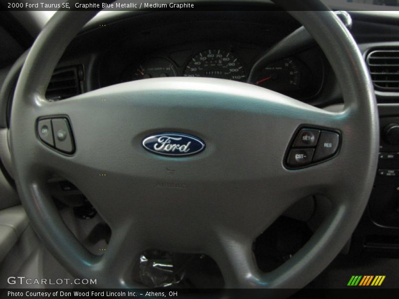 Graphite Blue Metallic / Medium Graphite 2000 Ford Taurus SE