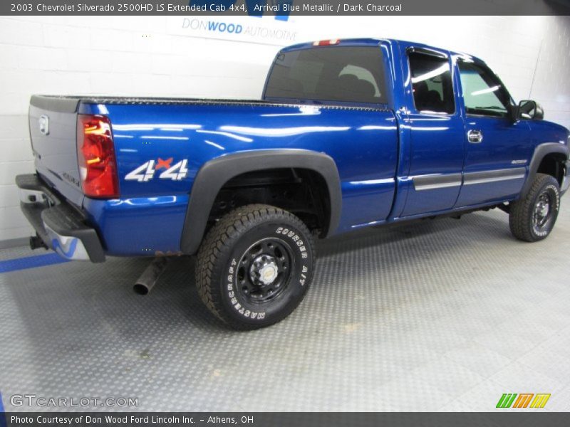 Arrival Blue Metallic / Dark Charcoal 2003 Chevrolet Silverado 2500HD LS Extended Cab 4x4